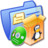 蓝色文件夹的Linux软件 Folder Blue Software Linux
